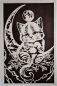 Preview: Wandbild Katze träumend